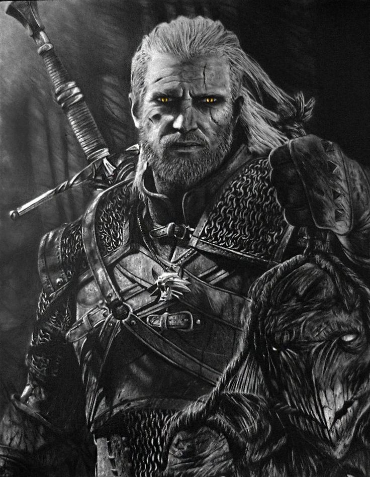 ja zsef erdei ogly82 on pinterest f4b6824e92063ea21223f9eb19c528a7 pencil portrait the witcher geralt jpg