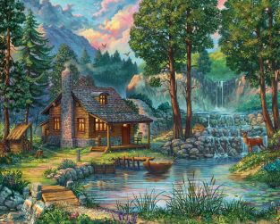 Details about / Landscapes Jigsaw Puzzle 500 Pieces Gallery and Beautiful Streets Night Scene