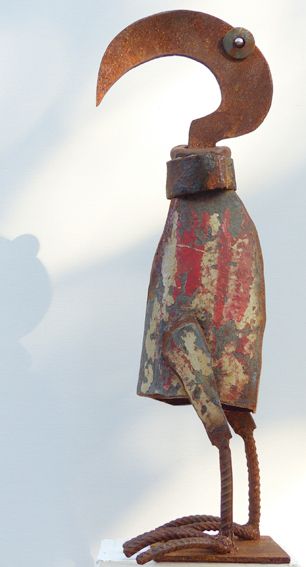scrap metal sculpture by Chris Kircher I Skulptur aus Schrott von Chris Kircher,...