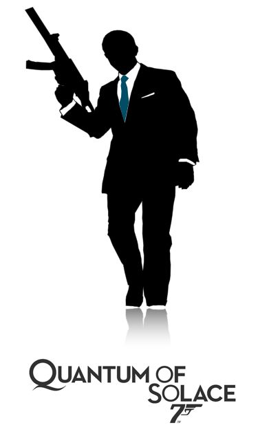 minimalist bond poster quantum of solace