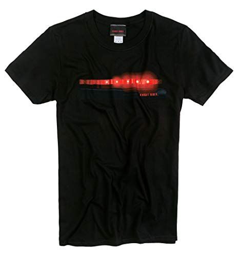 Interface Camiseta para Hombre T-Shirt Michael Knight 2000 Black Rider style3 K.I.T.T