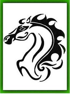 horse head airbrush stencil template painting decor custom horse head airbrush stencil template painting decor custom