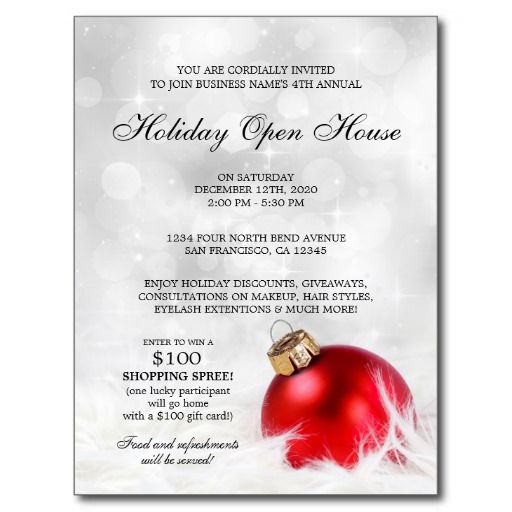44 best Holiday Open House Invitations images on Pinterest Open - business invitations templates 44 best Holiday Open House Invitations images on Pinterest Open - business invitations templates