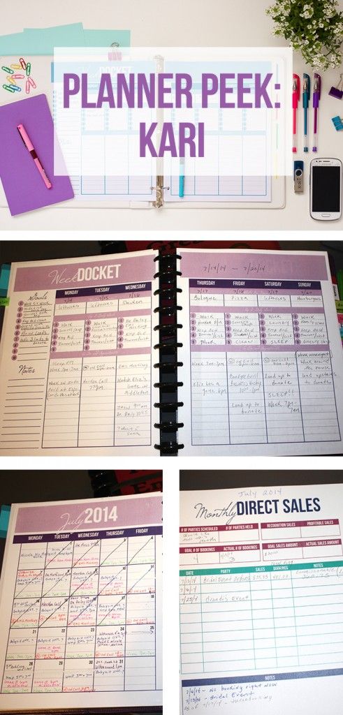 business planners and organizers