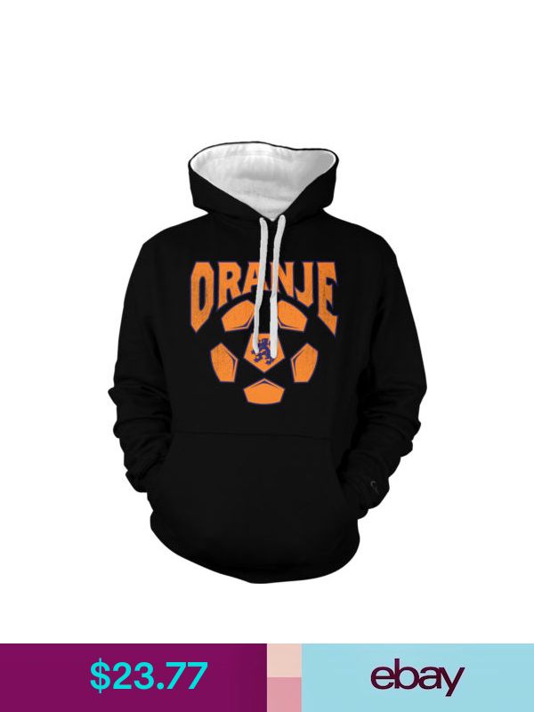 Oranje Soccer Ball Netherlands Holland Nederlands Football 2tone Hoodie Pullover