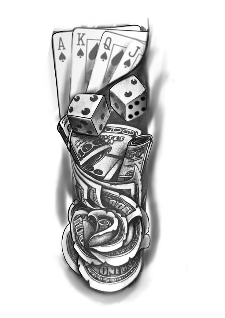 Poker karten tattoo vorlage Poker karten tattoo vorlage