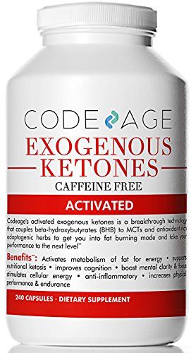 Codeage Exogenous Ketones Capsules – 240 Count – Keto Diet Supplement with BHB Salts as Exogenous Ketones, Electrolytes (Caffeine Free) | Keto Diet Suplement 6 Codeage Exogenous Ketones Capsules – 240 Count – Keto Diet Supplement with BHB Salts as Exogenous Ketones, Electrolytes (Caffeine Free) | Keto Diet Suplement 6