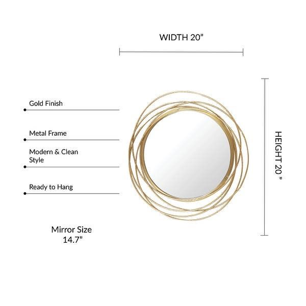 Com Ping Bedding Furniture Electronics Jewelry Clothing More Round Wall Mirror Wire Rings Round Wall Mirror, How To Hang Round Mirror With Wire