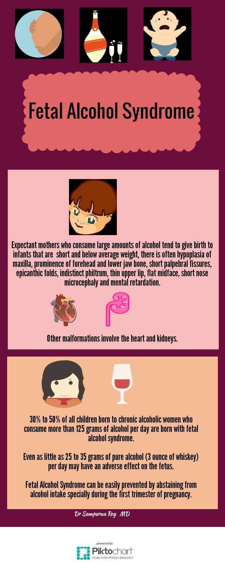 fetal alcohol syndrome research If fetal alcohol syndrome is suspected, your pediatrician may refer your child to a developmental pediatrician, a neurologist or another expert with special training in fetal alcohol syndrome for evaluation and to rule out other disorders with similar signs and symptoms. fetal alcohol syndrome research If fetal alcohol syndrome is suspected, your pediatrician may refer your child to a developmental pediatrician, a neurologist or another expert with special training in fetal alcohol syndrome for evaluation and to rule out other disorders with similar signs and symptoms.