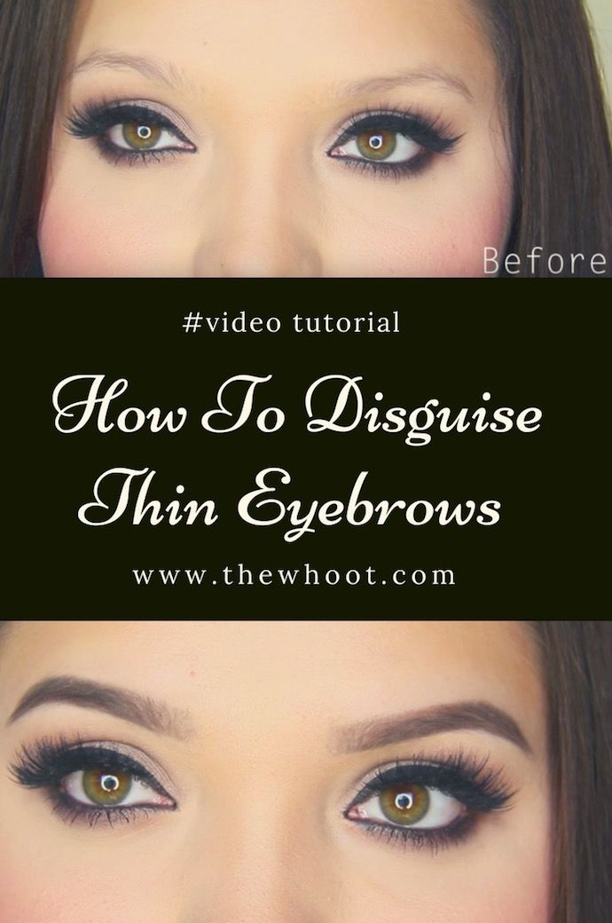 Eyebrow Tutorial For Thin Eyebrows Video Instructions With Images