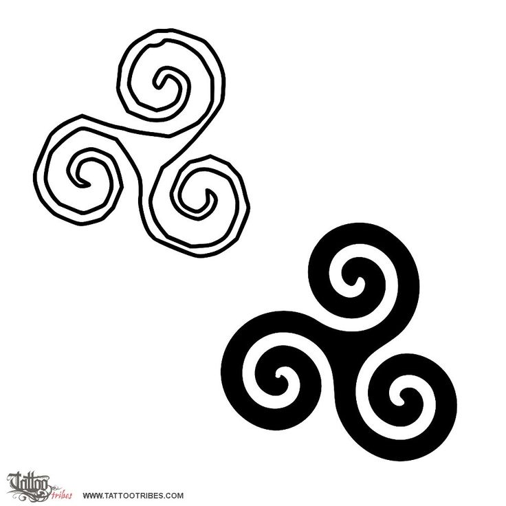 Triskele tattoo vorlagen