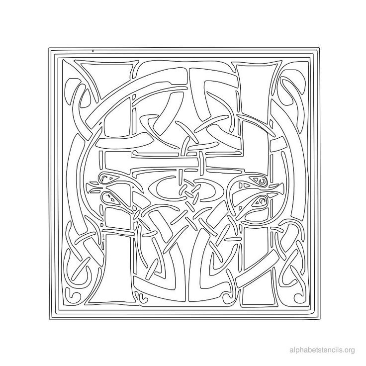 letter printable stencils