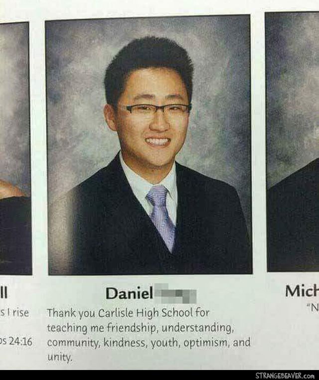 citation drole yearbook