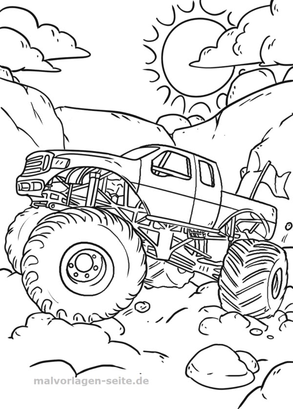 Malvorlage Monstertruck Kostenlos Herunterladen Malvorlagen Ausmalbilder Malvorlagen Zum Ausdrucken