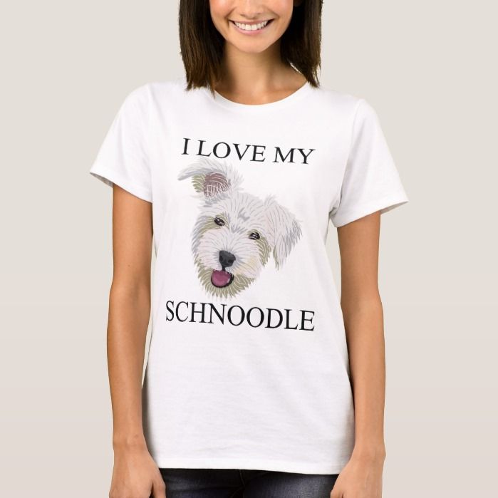 Seewhite Schnoodle Tshirt Design Pet My Schnoodle T Shirt