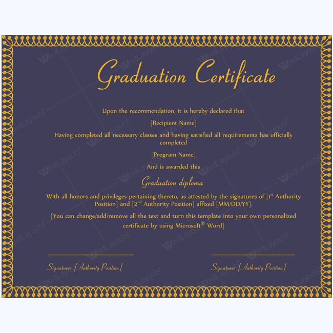 13 best Graduation Certificate Templates images on Pinterest - fresh scholarship award certificate templates 13 best Graduation Certificate Templates images on Pinterest - fresh scholarship award certificate templates