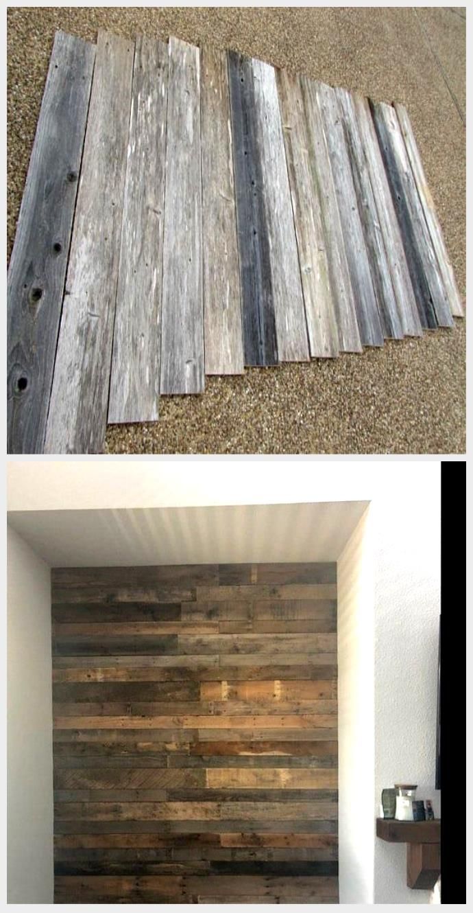 April Kennedy My Life My Style Installing Fence Boards To A Wall My Style Fence Boards Old Fence Boards Fence Board Crafts