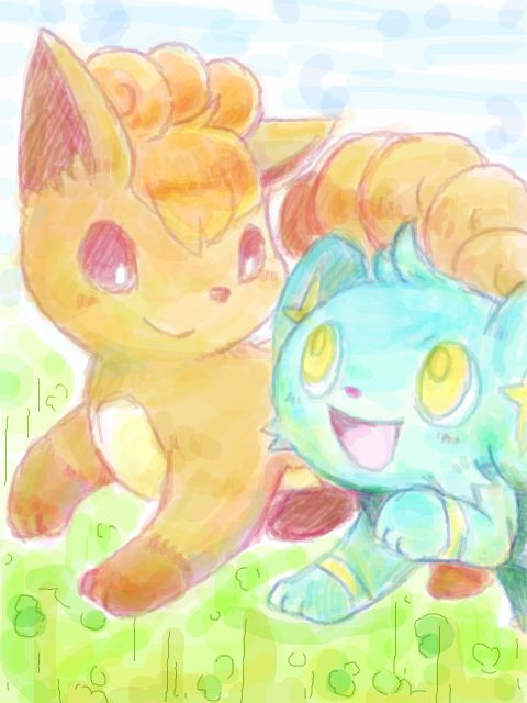 Unnamed - Shinx/Vulpix | Pokemon, Cute pokemon, Cute pokemon wallpaper Shinx Wallpaper