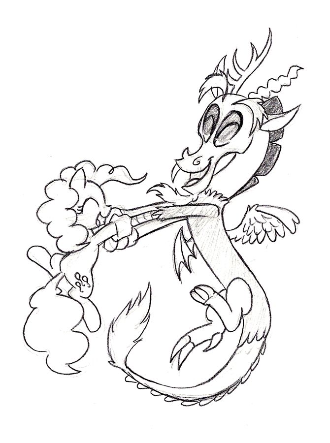 My Little Pony Discord Coloring Pages