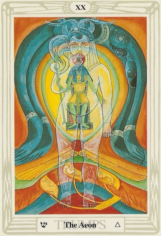 judgement thoth in 2020 tarot major arcana aleister