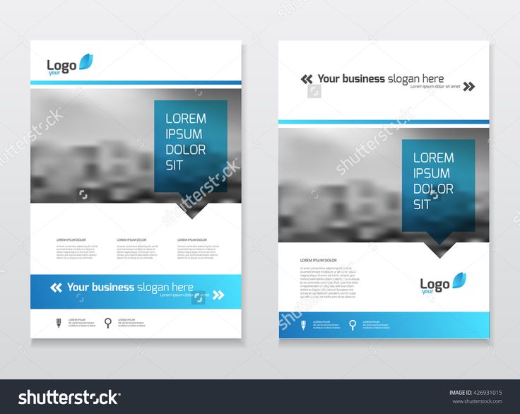 Catalogue cover design. Annual report vector illustration template. A4 size corporate business catalogue cover. Business presentation with map. Material design style.