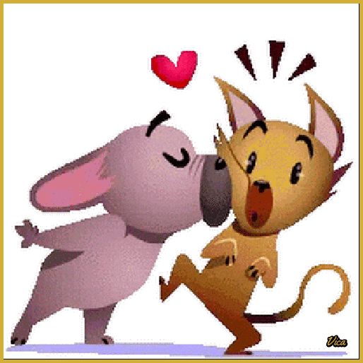 Küssen gif animiert