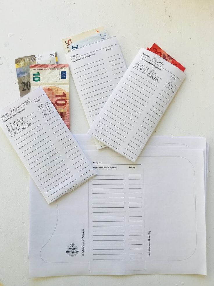 Warum das Geld aufteilen nach Grossmutter's Briefumschlag System?