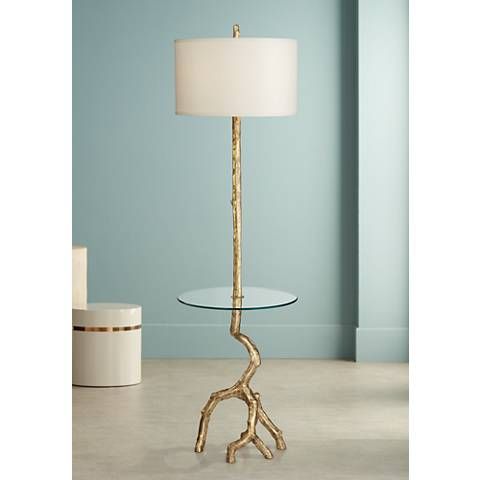 Beachwood Gold Leaf Tree Branch Tray Table Floor Lamp 18w08 Lamps Plus Beachwood Gold Leaf Tree Branch Tray, Tray Table Floor Lamp