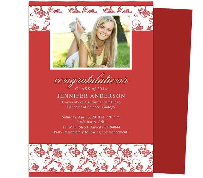 <strong>DIY Printable Invitations</strong> And <strong>Templates</strong> - <strong>Do-it-yourself</strong> ... Diy graduation announcements templates