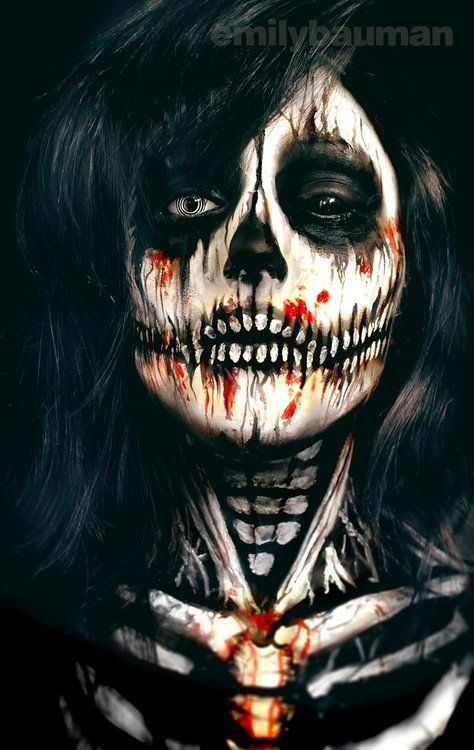skeleton face painting by emily bauman skullspirationcom skull designs art - Skeleton Face Paint For Halloween skeleton face painting by emily bauman skullspirationcom skull designs art - Skeleton Face Paint For Halloween