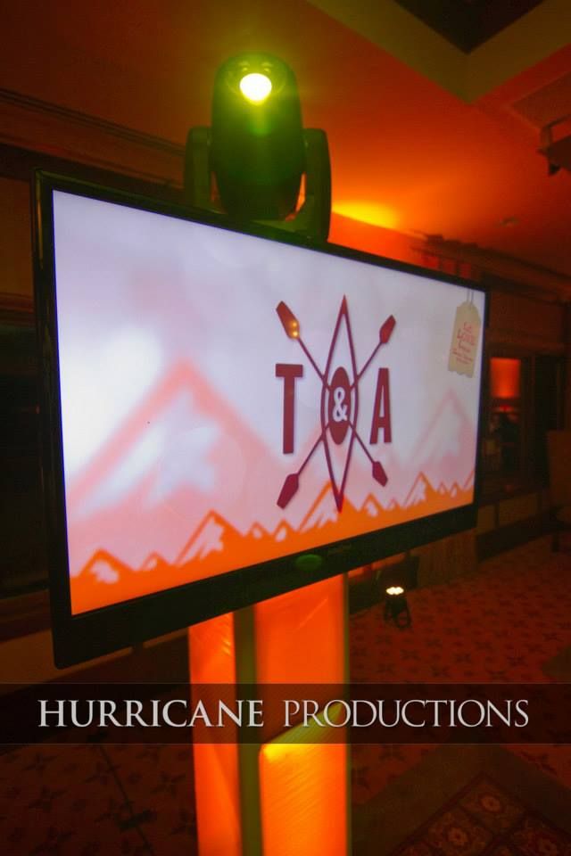 106 Best Wedding Setups Images On Pinterest Inspiration Screen Animations On A Wedding Dj Entertainment Setup Really Personalize The Event And Add Dimension To