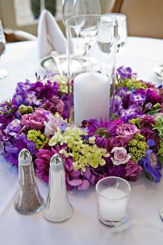 Diy Floral Wreath Centerpiece : Best fresh flower rings and wreaths images on