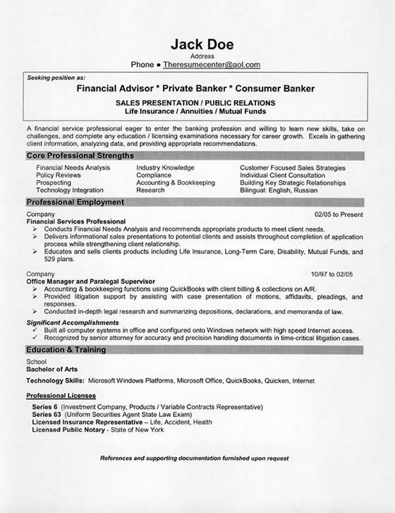 finance job cover letter