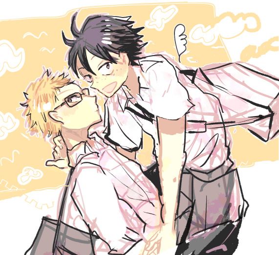 Haikyuu!! - Kei Tsukishima x Tadashi Yamaguchi - TsukiYama | Haikyuu