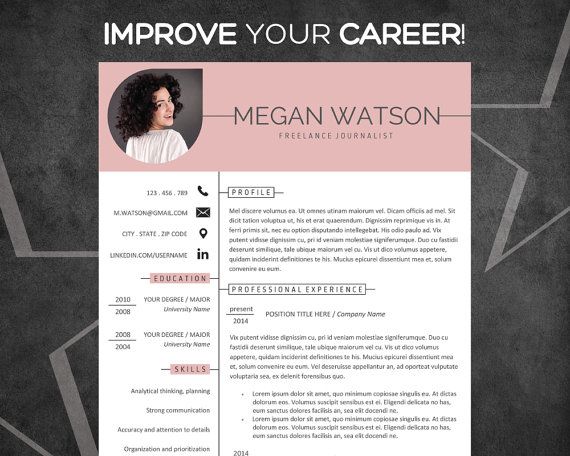 27 best resumes images on pinterest resume templates resume modern resume building website