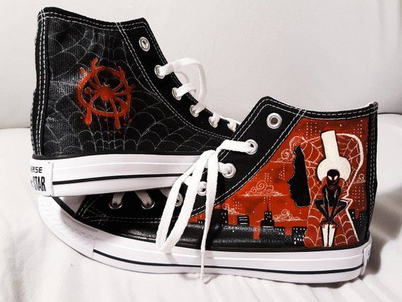 spider man chuck taylors