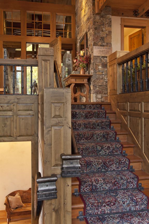 Rustic Style Love The Detail And Look Of This Staircase Rustic Style Love The Detail And Look Of This Staircase