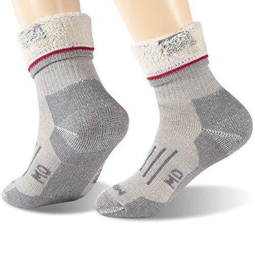 Merino Wool Socks ZEALWOOD Unisex Hiking Trekking Crew Socks Thermal Warm Winter Socks,1//2//3//4 Pairs