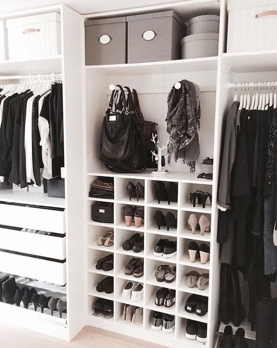 Walk In Closet Organizing Ideas Part - 37: Walk In Closet Organization - Incorporate Drawers, Bins, And Shelving Units Into Your Walk-in Closet To Create A More Organized And Stylish Closet!