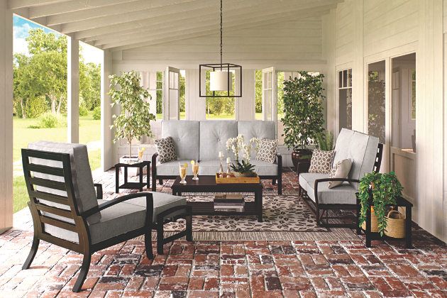 Castle Island Coffee Table Ashley Furniture Home Outdoor Living Space Patio Design Rooms Castle Island Coffee Table Ashley, Ashley Furniture Outdoor Patio Sets