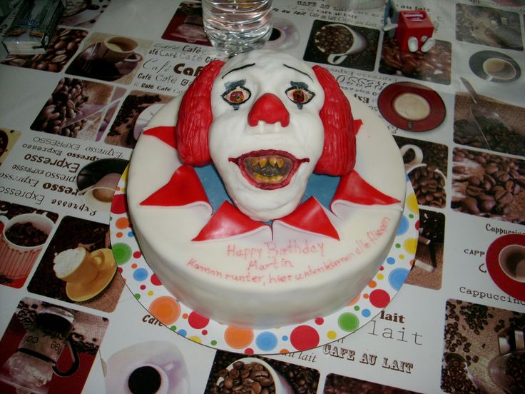 Clown Birthday Cake Clown Birthday Cake