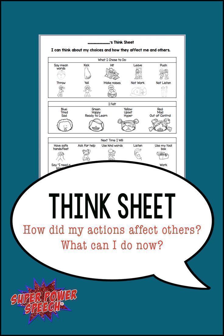 Autism Behaviors Do They Reflect >> Think Sheet How Did My Actions Affect Others Slp Think Sheet Autism Behaviors Do They Reflect >> Think Sheet How Did My Actions Affect Others Slp Think Sheet