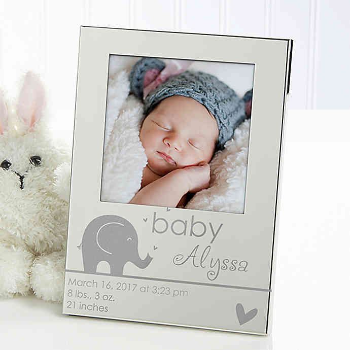 Precious Child Silver Picture Frame Bed Bath And Beyond Canada Baby Picture Frames Personalized Picture Frames Personalised Frames