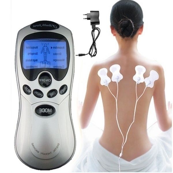 4 Electrode Health Care Tens Acupuncture Electric Therapy Massageador Machine Pulse Body Slim | Wish | Digital therapy machine, Therapy machine, Therapy massager