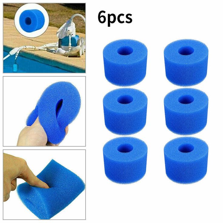 For Intex Pure Spa Reusable/Washable Foam Hot Tub Filter Cartridge Type Blue S1 For Intex Pure Spa Reusable/Washable Foam Hot Tub Filter Cartridge Type Blue S1