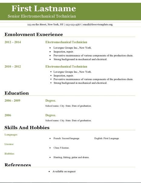 apache open office resume template