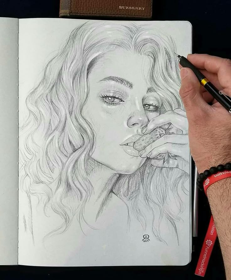 Оксана рисунок карандашом, формулой