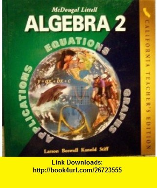 Homework help mcdougal littell algebra 2