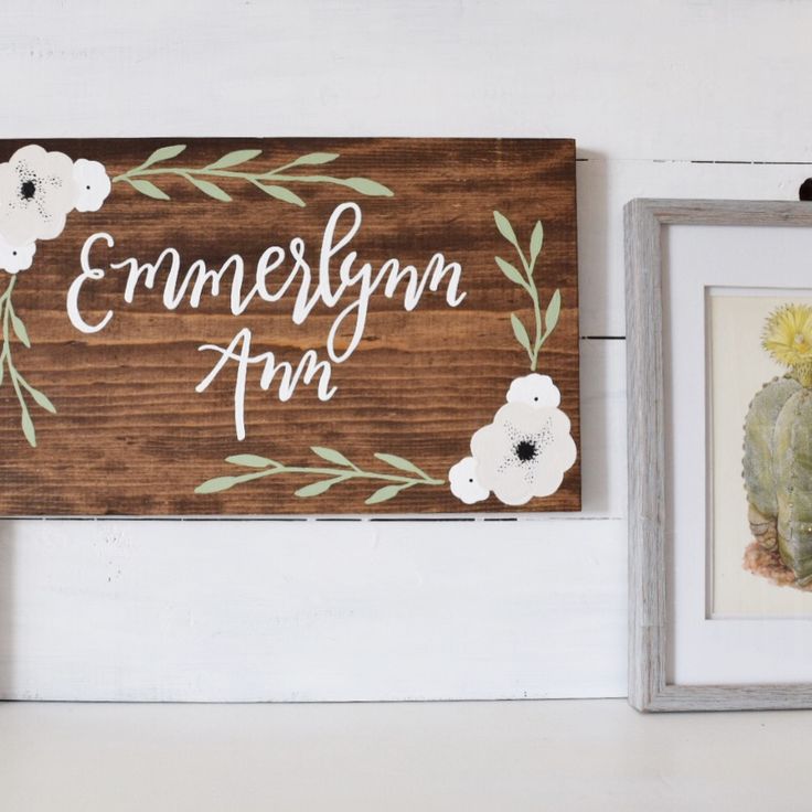 This sign is handmade and painted custom just for you. Perfect for nursery’s, baby shower gifts, weddings or birthdays. To purchase go to https://www.etsy.com/shop/therusticviolet