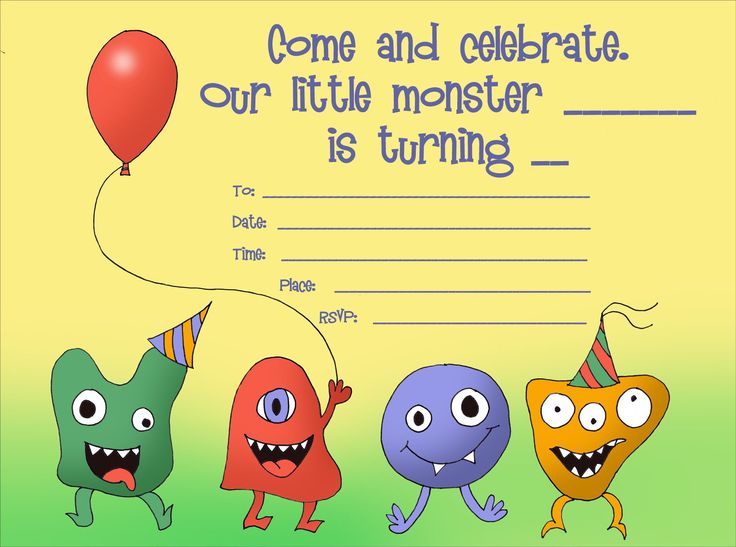 printable birthday invitation templates free